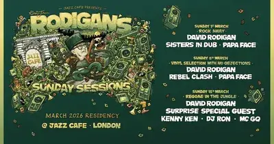 David 'Ram Jam' Rodigan presents Sunday Sessions (Jazz Cafe Residency - Week 3 - Sun 15 March)