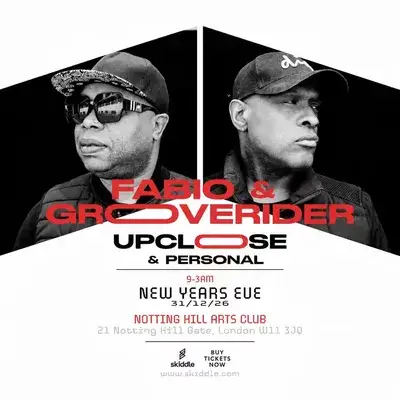 Fabio & Grooverider Up Close & Personal NYE 2026