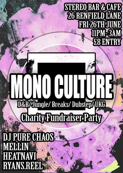 Mono Culture fundraiser party