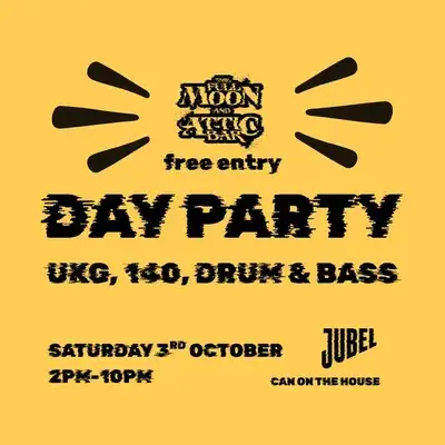 Full Moon Day Party: UKG, 140, DRUM & BASS