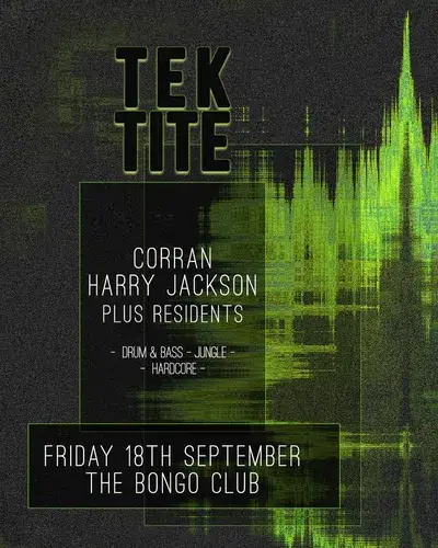 Tektite: Corran, Harry Jackson + residents (£3.50 TIX)