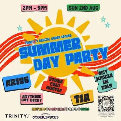 Bristol Sober Spaces X Trinity Day Party Featuring Aries
