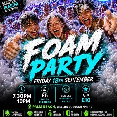 U18s Foam Party - Wellingborough