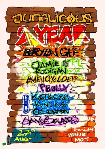 JUNGLICIOUS 2 YEAR ANNIVERSARY