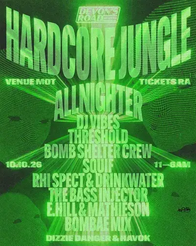 Devon's Road's hardcore n jungle all nighter