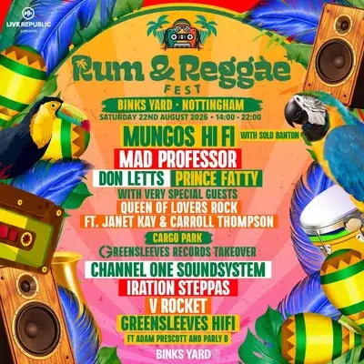 Rum & Reggae | Binks Yard, Nottingham