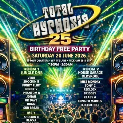 Total Hypnosis 25th Birthday Bash!!!