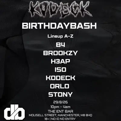 Distorted Bass - Kodeck Birthday Bash