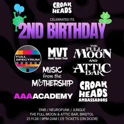 Croakheads 2nd Birthday
