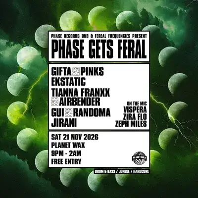Phase Records DNB x Feral Frequencies present: Phase Gets Feral