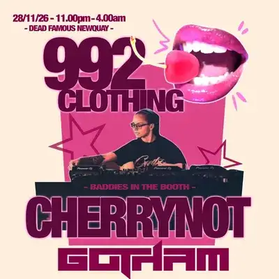 992 Clothing x Cherry Not present: BADDIES IN THE BOOTH