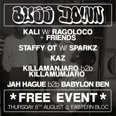 Bussdown presents - Kali, Sparkz, Kaz, Ragoloco and more