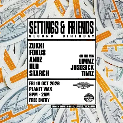 SETTINGS & FRIENDS: SECOND BIRTHDAY