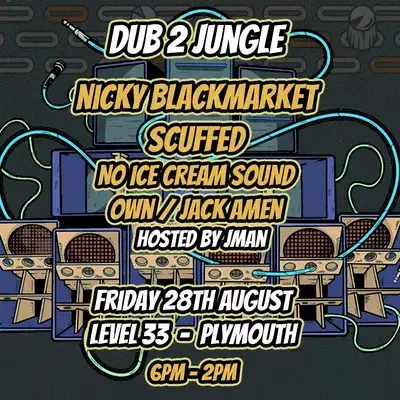 Dub 2 Jungle: Nicky Blackmarket +  Scuffed  + No Ice Cream Sound