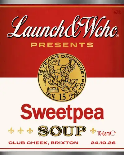 Launch & Whistle Crew Horns Crew present 15 Years of Sweetpea