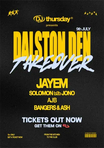 DJ Thursday presents: Dalston Den Takeover