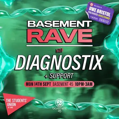 UWE Bristol Official Freshers - BASSment Rave with Secret Headliner