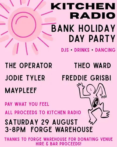 Kitchen Radio Bank Holiday Day Party