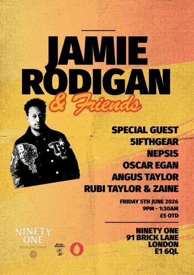Ninety One House Party: Jamie Rodigan & Friends