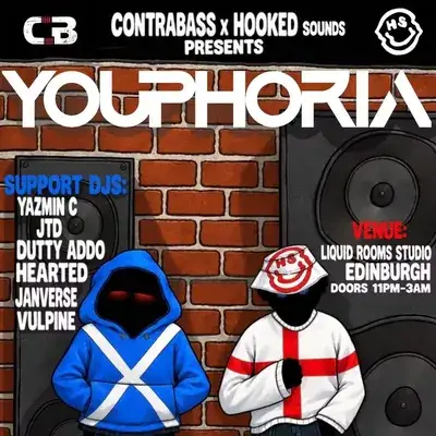 CONTRABASS x HOOKED PRESENTS YOUPHORIA + More (DNB)
