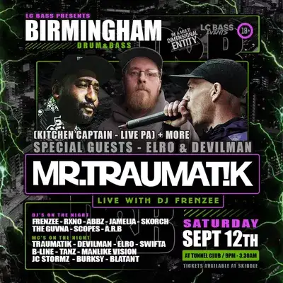 Mr Traumatik tour 2026 ft ELRO