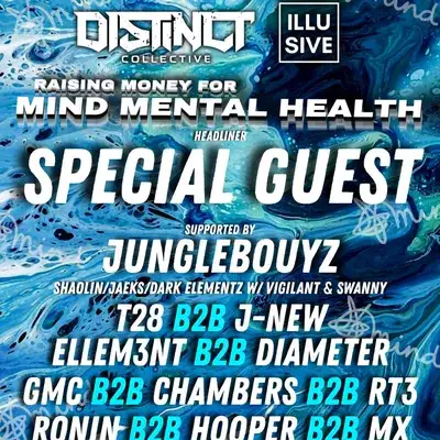Illusive X Distinct charity rave for Mind