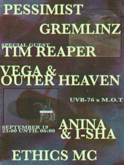 UVB-76 x MOT: Tim Reaper, Pessimist, Gremlinz, Anina & i-sha, Vega & Outer Heaven - Ethics MC