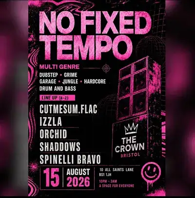 No Fixed Tempo: CUTMESUM.FLAC, IZZLA, ORCHID, SHADDOWS, SPINELLI BRAVO