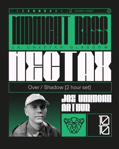 Midnight Bass presents Nectax (Over/Shadow) - Jungle & Drum & Bass - Free Tickets