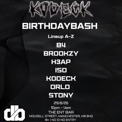 Distorted Bass - Kodeck Birthday Bash