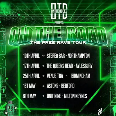 OTD: On The Road Tour - AYLESBURY - Free DNB Rave!