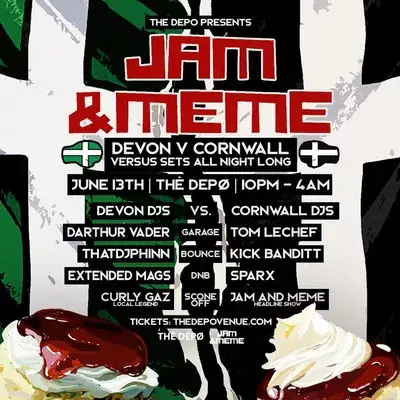 Jam & Meme: Devon v Cornwall