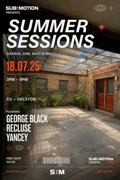 Sub:Motion presents: Summer Sessions