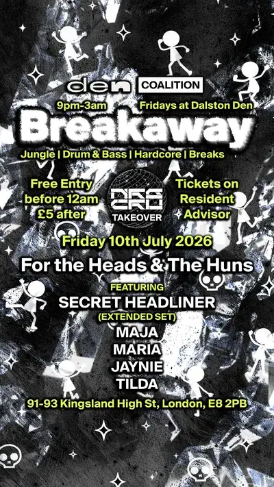 Breakaway: NRG CRU presents For the Heads & The Huns
