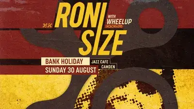 Roni Size at Jazz Cafe (Bank Holiday Sunday)