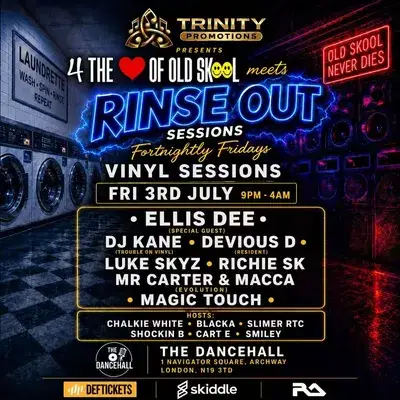 4 the Love of Oldskool Meets Rinse Out..The Vinyl Session