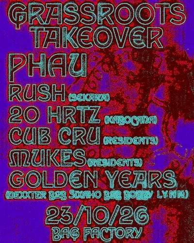 RUSH presents - Surprise Grassroots Takeover // Garage // Jungle