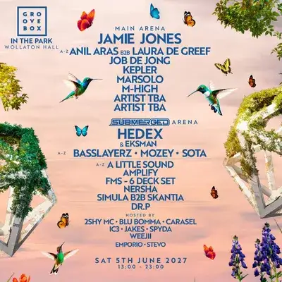 JAMIE JONES, HEDEX + more | Groovebox In The Park 2027