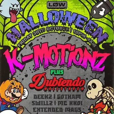 Low Halloween: K Motionz & Dubtendo Allstars