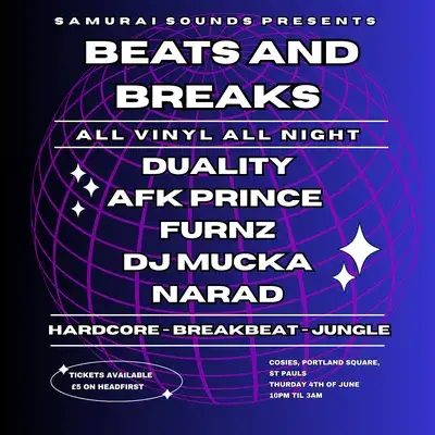 Beats and Breaks - All Vinyl Jungle Night