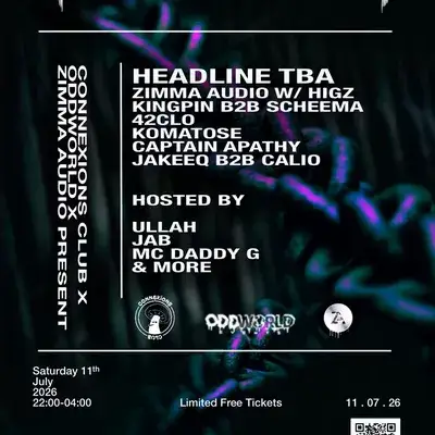 CONNEXIONS Club x ZIMMA AUDIO × ODDWORLD EVENTS