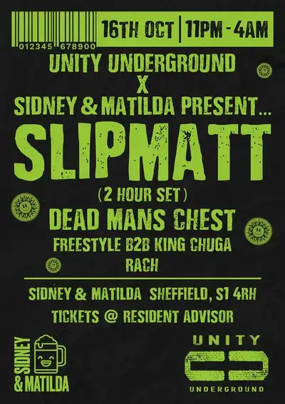 S&M X Unity Underground presents: Slipmatt