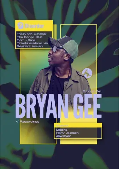 Disorder presents: Bryan Gee (V Recordings) [2 HOUR SET]