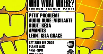 WHO WHAT WHERE?: LONDON LAUNCH PARTY