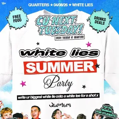 CU Next Tuesday | White Lies | 03/08/2026