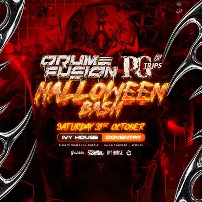 Drum Fusion X PG Trips Halloween Bash - Jungle/DnB/Acid House