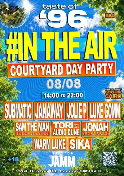 TO96: #INTHEAIR - Jolie P, Luke Gomm, Sam The Man (Brighter Days), Jonah (Red Hat Bassist) etc