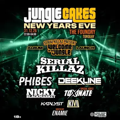 Jungle Cakes NYE - Torquay - The Foundry