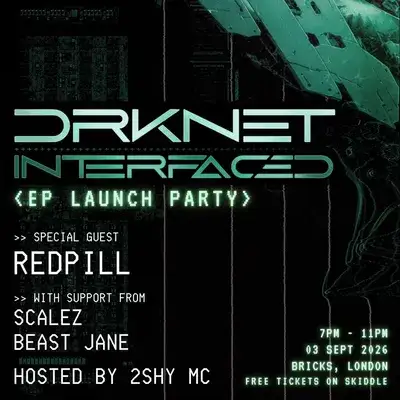 DRKNET "INTERFACED" EP - FREE Launch Party