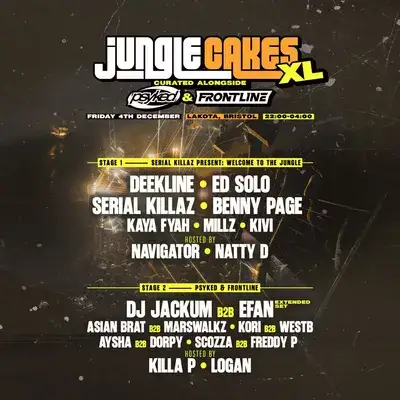 Jungle Cakes X Psyked X Frontline XL